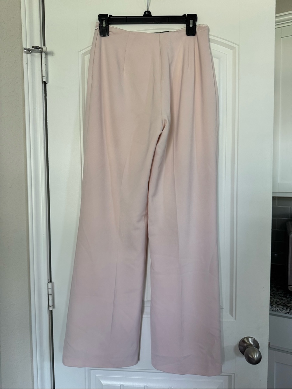 White House Black Market Women's High-Waist Wide-Leg Pants - Light Blush 8 - Picture 2 of 8